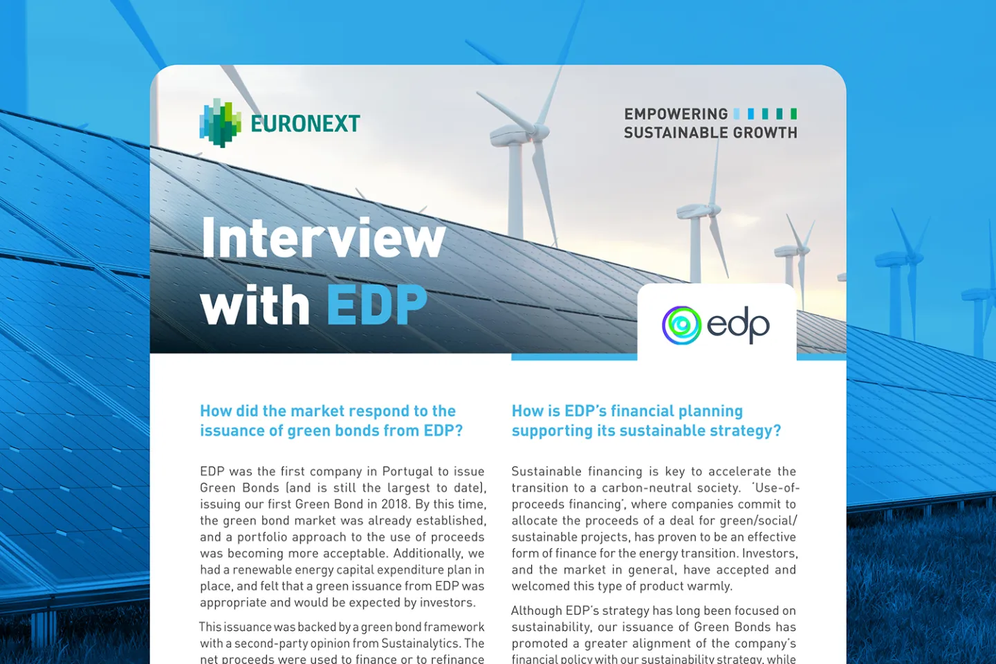 Interview with EDP