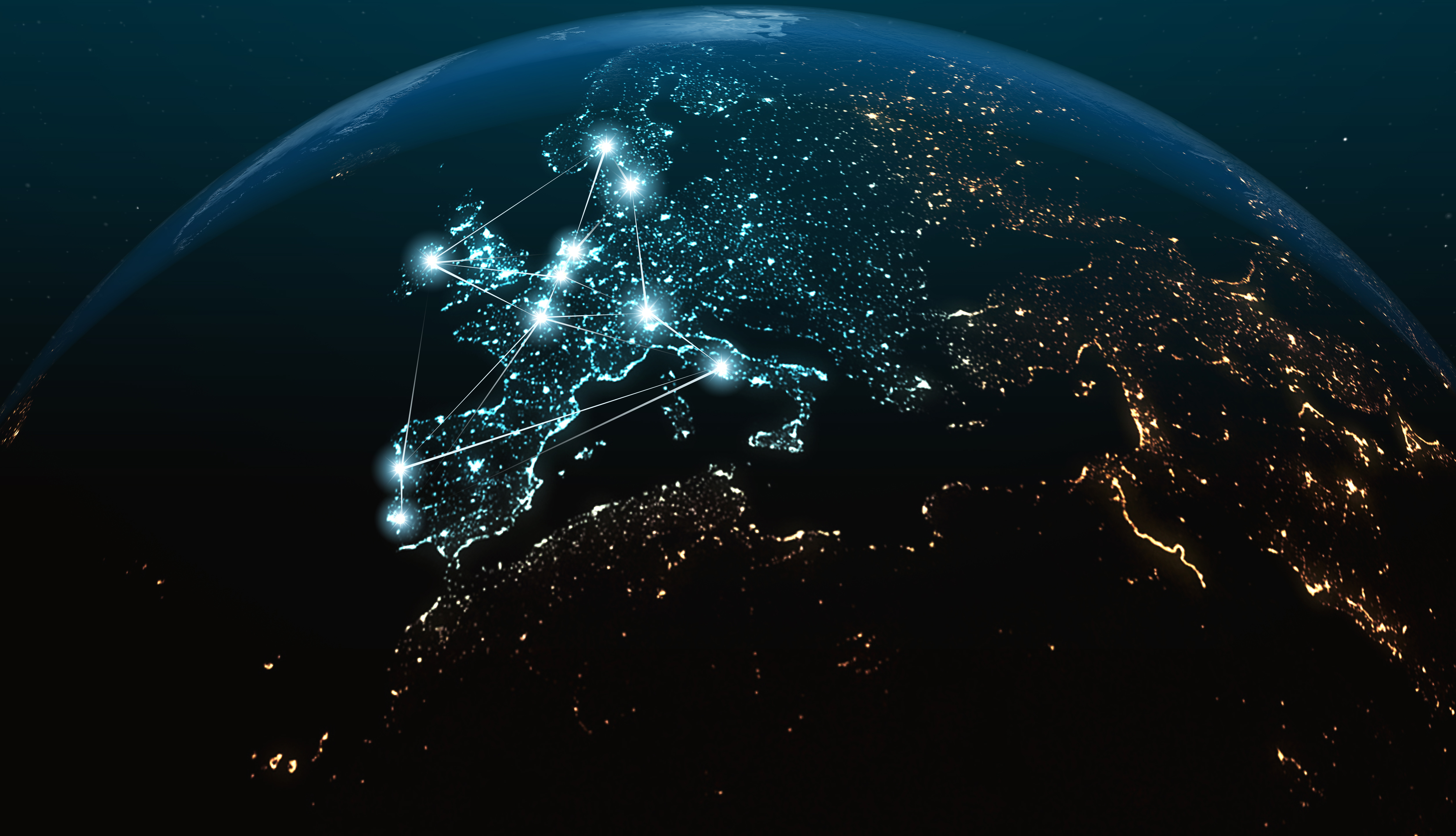 world at night