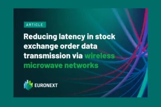 Reducing latency in stock exchange order data transmission via wireless microwave networks