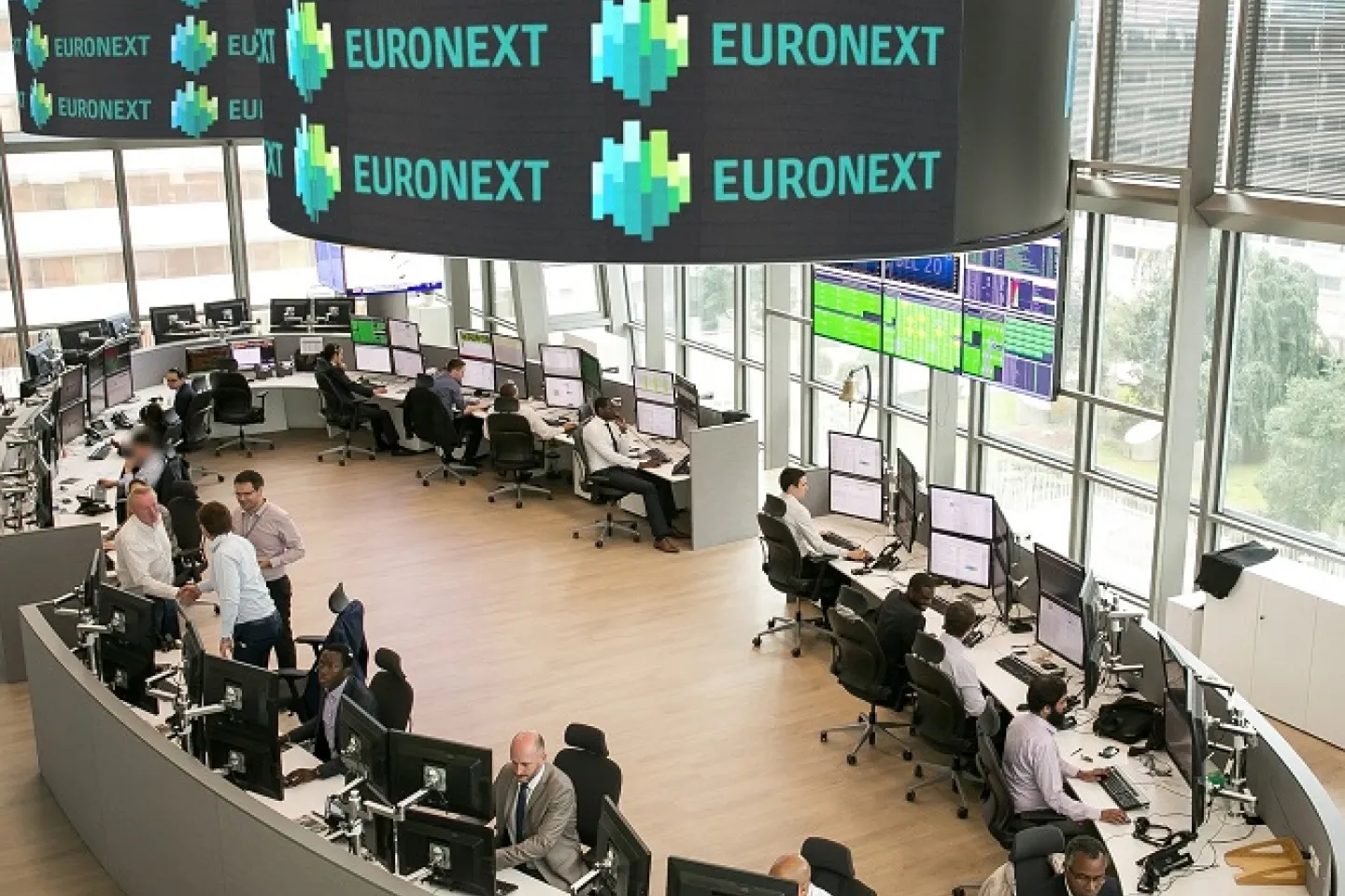 Euronext surveillance room